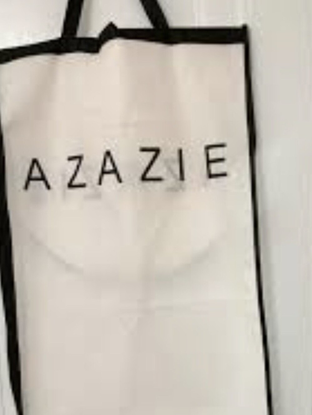 Azazie Wedding White Black Dress Garment Bag Dust Cover Storage 2 available